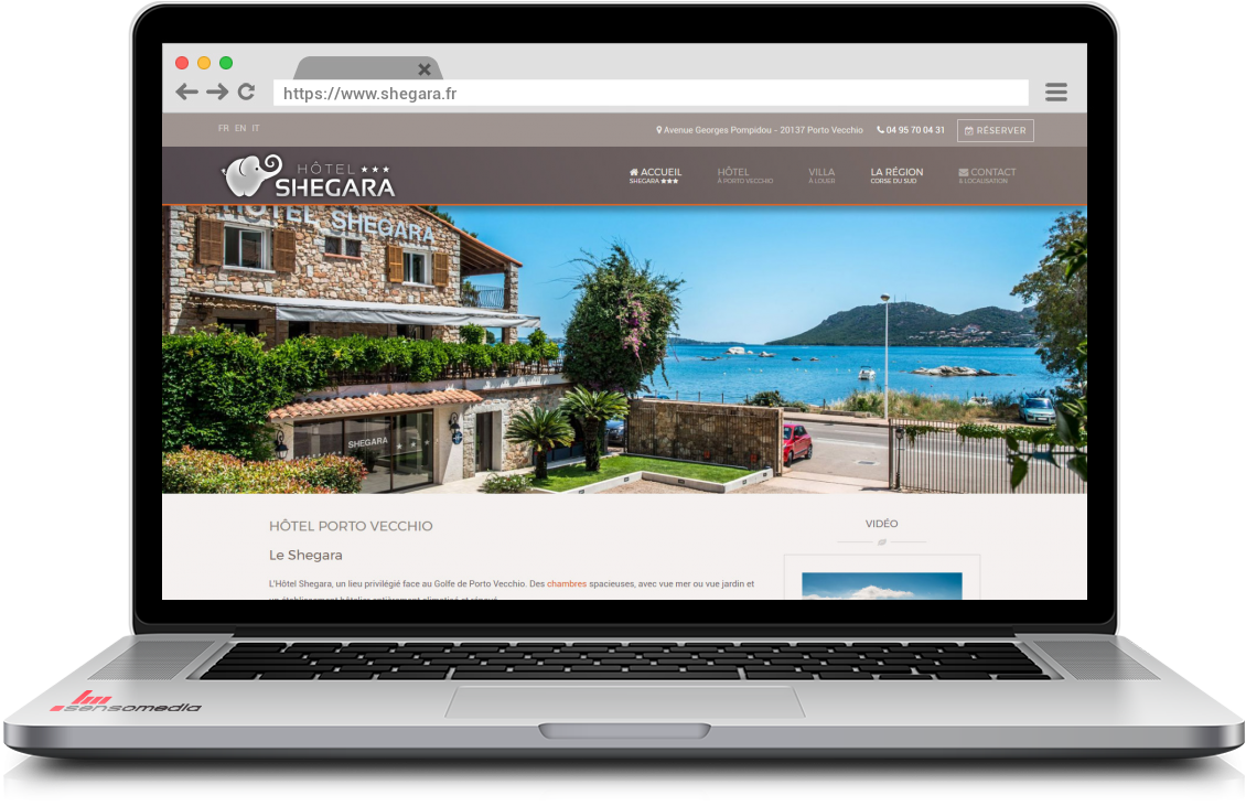 Site web officiel Hôtel à Porto-Veccio