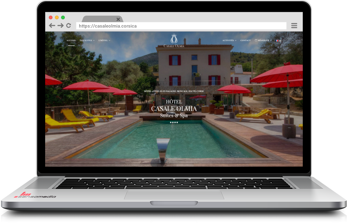 Site web officiel Hôtel 4 étoiles à Moncale, Balagne